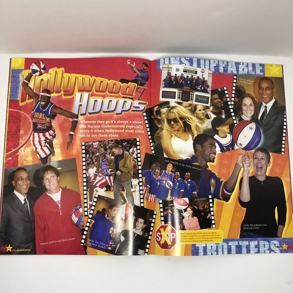Harlem Globetrotters Autographed 2006 World Tour Program Book Basketball Sports - Picture 7 of 10